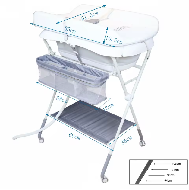 BloomCare SoftBath™ – Babybadkar med Termometer